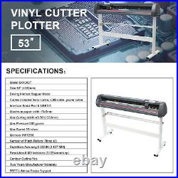 53 Cutter Vinyl Cutter / Plotter Cutting Machine Printer withSoftware