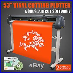 53 VINYL CUTTER SIGN CUTTING PLOTTER WithSTAND CUT DEVICE ARTCUT SOFTWARE GREAT