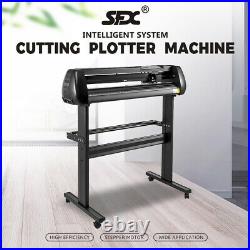 53 Vinyl Cutter Plotter with Stand Signmaster Cut Software Cutting Size 1260mm