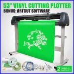 53 Vinyl Cutter Sign Cutting Plotter 3 Blades Maker Artcut Software Wise Choice