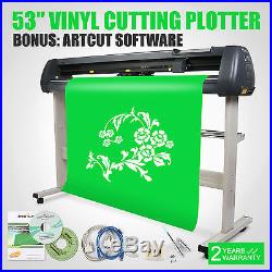 53 Vinyl Cutter Sign Cutting Plotter with Artcut Pro Software Design Cut 3 Blades