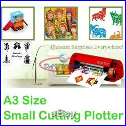 A3 Vinyl Cutter Cutting Plotter Carving Machine Artcut Software DIY