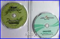 ARTCUT 2009 Software 9 Languages For Vinyl Cutting Cutter Plotter 2x CD