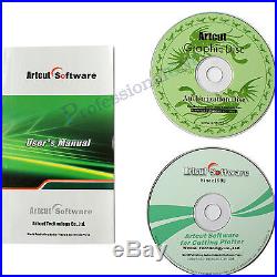 Artcut 2009 Graphec Disc &9 Language Cutting Plotter Software Vinyl Cutter