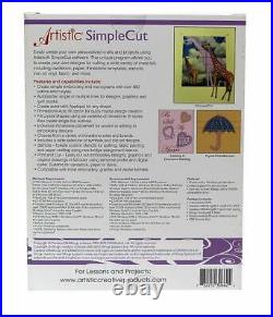 Artistic Simple Cut Embroidery Machine & Crystal Template Cutting SOFTWARE