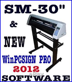 BRAND NEW 30 inch VINYL CUTTER SM with UNLIMITED POWERFUL SOFTWARE