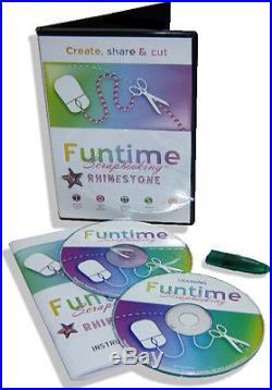 BRAND NEW software for die cutter, vinyl cutter Funtime Rhinestone PRO 2014