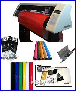 Brand new 24SM Vinyl cutter Pro Unlimited software 2014 ready 2 use CONTOUR CUT