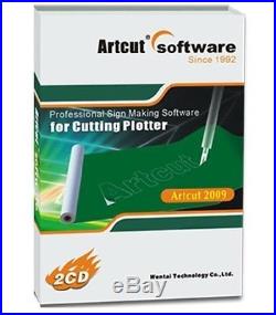 Cutting plotter vinyl cutter soft ware artcut 2009 software graphec disc drive