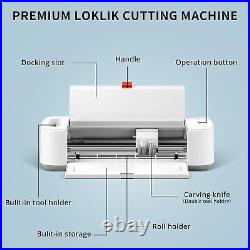 DIY Cutting Machine for All Vinyl Crafts with Bluetooth & USB for Windows & Mac