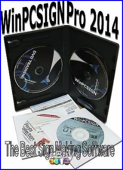 EXPERT II GCC 24 VINYL CUTTER WinPCSIGN PRO 2014 software siser vinyl