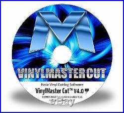 Easy to Use Vinyl Cutter & Sign Software 4 Basic Signs VinylMaster Cut V4 +Disc