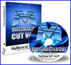 Easy to Use Vinyl Cutter & Sign Software 4 Basic Signs VinylMaster Cut V4 +Disc