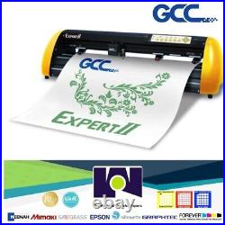 GCC Expert 24 HTV & Vinyl Cutter Plotter+Stand FREE Software + FREE Shipping