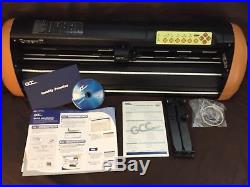 GCC Expert 24 Vinyl Cutter Plotter Software, USB Cord, and user Manual Included
