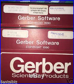 Gerber Scientific Co. & ANAgraph Vinyl Plotter/Cutter SOFTWARE DISKS DISCS+Extras