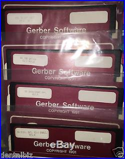 Gerber Scientific Co. & ANAgraph Vinyl Plotter/Cutter SOFTWARE DISKS DISCS+Extras