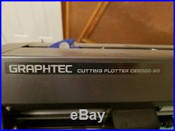 Graphtec CE6000-60 vinyl cutter with stand, Graphtec software, &CorelDraw X6