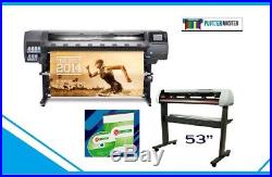 HP Dj 360 64 Latex Printer + 53 Vinyl Cutter + 1 Year Flexi Premium Software