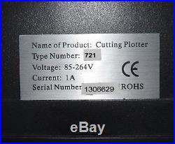 MH721 28 Vinyl Cutter Plotter + Stand + PC + Software + Vinyl Rolls = Bargain