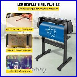 NEW 28 Vinyl Cutter Machine Vinyl Plotter LCD Display withSignmaster Software