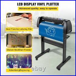 NEW 28 Vinyl Cutter Machine Vinyl Plotter LCD Display withSignmaster Software