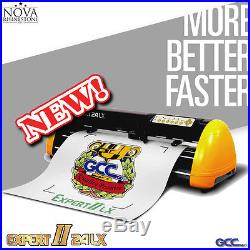 NEW GCC Expert? LX 24 Vinyl Cutter Plotter with FREE Software + FREE Shipping