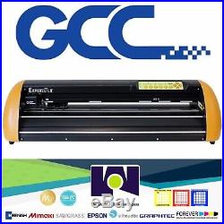 NEW GCC Expert LX 24 Vinyl Cutter Plotter with FREE Software + Stand Free SHIP