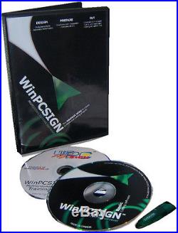 NEW WinPCSIGN BASIC 2009 for Vinyl Plotter, Cutter Software TITAN USCUTTER GCC