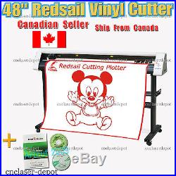 New 48 Vinyl Cutter REDSAIL Sign Sticker Cutting Plotter With Artcut Software