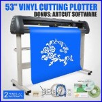 New 53 Cutter Vinyl Cutting Plotter With Stand Machine Artcut Software 3 Blades