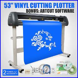 New 53 Vinyl Cutter Cutting Plotter Machine Artcut Software Cut Print