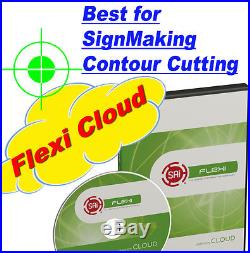 New Flexistarter 10 Cloud Vinyl Cutter Plotter best Contour Cutting software