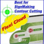 New Flexistarter 10 Cloud Vinyl Cutter Plotter best Contour Cutting software