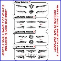 Racing Graphics Clipart-vinyl Cutter Plotter Race Car Images-vector Clip Art CD