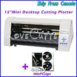 Redsail 15 Desktop Vinyl Cutter Cutting Plotter Contour Cut WinPCsign Software