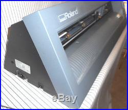 Roland CAMM-1 Vinyl Cutter Model CX-24 GREAT FOR PARTS FLEXI 6.0 BASIC SOFTWARE