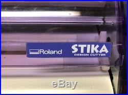 Roland STIKA Model SX-15 Vinyl Cutter Plotter With Laptop, Software, USB Cord
