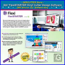 SAi FlexiSTARTER Vinyl Cutter Design Software (SW version 12) Software Key