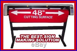 SM 48 sign business Vinyl Cutter & WinPCSIGN BASIC 2012 USB SOFTWARE