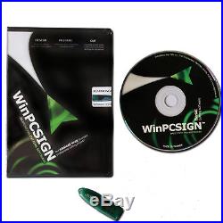 SM 48 sign business Vinyl Cutter & WinPCSIGN BASIC 2012 USB SOFTWARE and Pocket