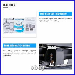 Secondhand 28 Vinyl Cutter Sign Cutting Machine with Software+2 Blades LCD screen