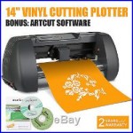 Sign Making Kit 14 Inch Vinyl Cutter Plotter Desktop Artcut Software Design Cut