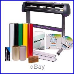 Sign Making Kit Vinyl Cutter with Design & Cut Software 34 inch Supplies Tools NEW