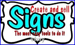 Sign Making Software Basic 2018 FOR ANY VINYL CUTTER+ 600 drivers included