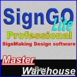 SignGO Lite signmaking design software vinyl cutter plotter decal lettering logo