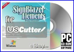 Signblazer Elements V6 US Vinyl Cutter Plotter Sign Making Software