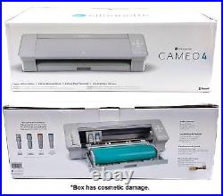 Silhouette Cameo 4 Electronic Cutting Machine, White (SILH-CAMEO-4-WHT-4T)