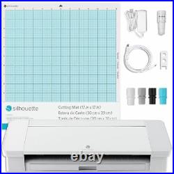 Silhouette White Cameo 4 Business Bundle with Oracal Vinyl, Guides, Software
