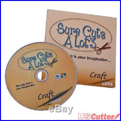 Sure Cuts A Lot V3 Design & Cut Vinyl Cutter Software Signs Graphics Craft NEW